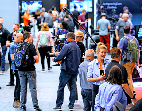 NAB Show Attendees on the Show Floor