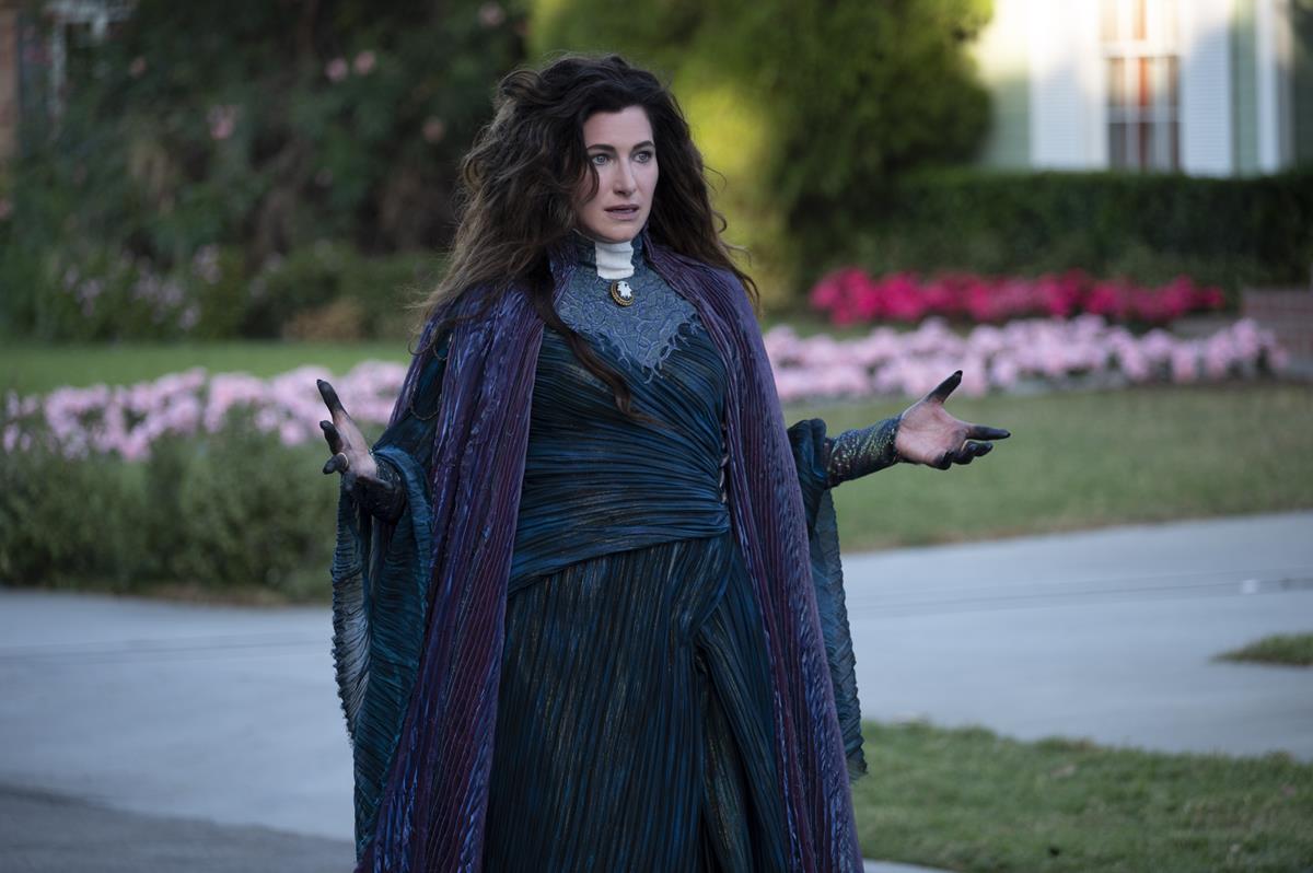 Kathryn Hahn as Agatha Harkness in “WandaVision.” Cr: Marvel Studios