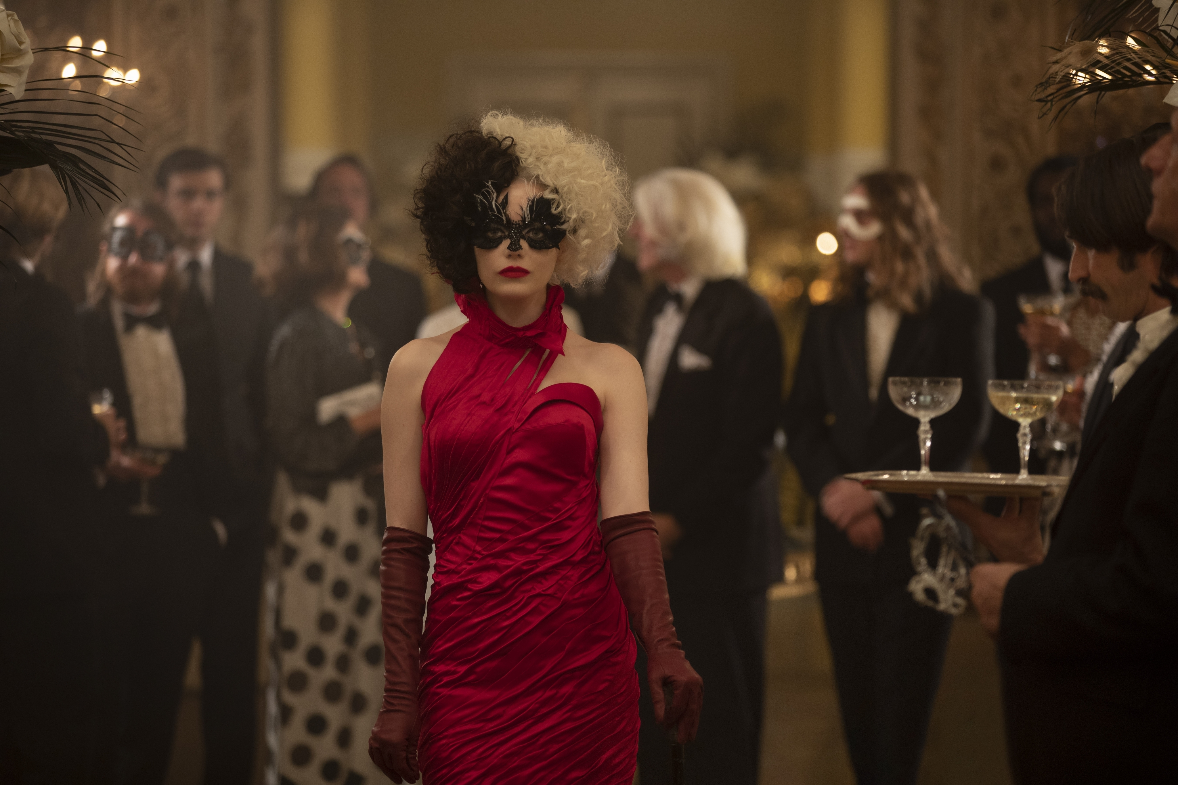 Emma Stone as Cruella in Disney’s live-action “Cruella.” Photo courtesy of Disney. © 2021 Disney Enterprises Inc. All Rights Reserved.