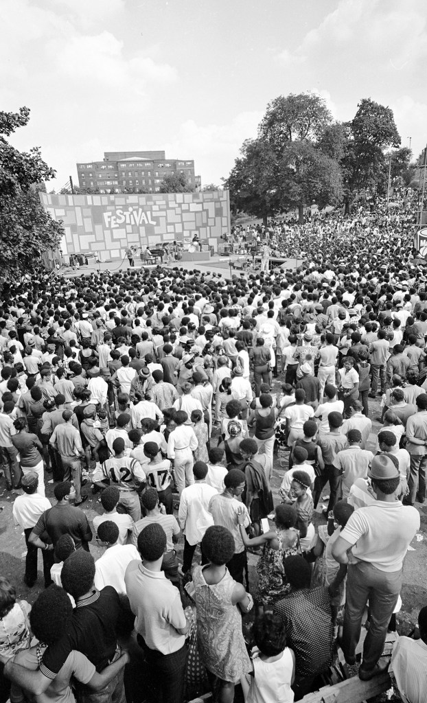Hundreds of thousands of people attended the Harlem Cultural Festival in 1969, featured in the documentary “Summer Of Soul (Or, When The Revolution Could Not Be Televised).” Cr: Mass Distraction Media/Searchlight Pictures