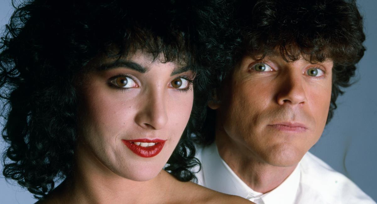 Jane Wiedlin and Russel Mael in “The Sparks Brothers.” Cr: Focus Features