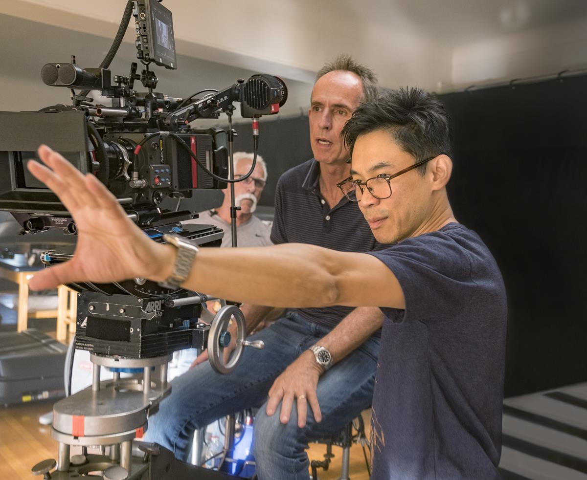 Director James Wan on the set of “Malignant.” Cr: Warner Bros. Pictures