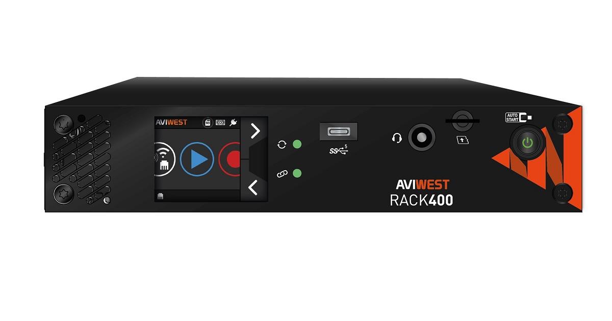 AVIWEST introduces its Rack 400 series of encoders for remote and at-home video production over unmanaged IP networks. Cr: AVIWEST