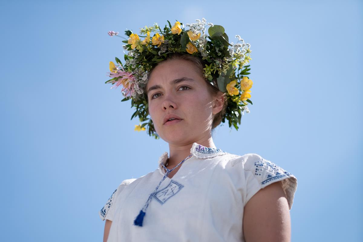 Florence Pugh as Dani Ardor in director Ari Aster’s “Midsommar.” Cr: A24