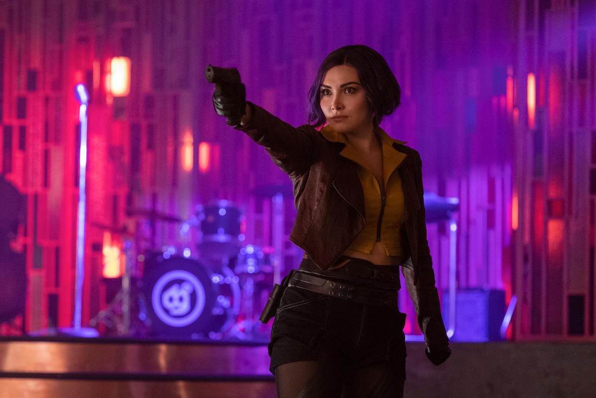 Daniella Pineda as Faye Valentine in “Cowboy Bebop.” Cr: Netflix