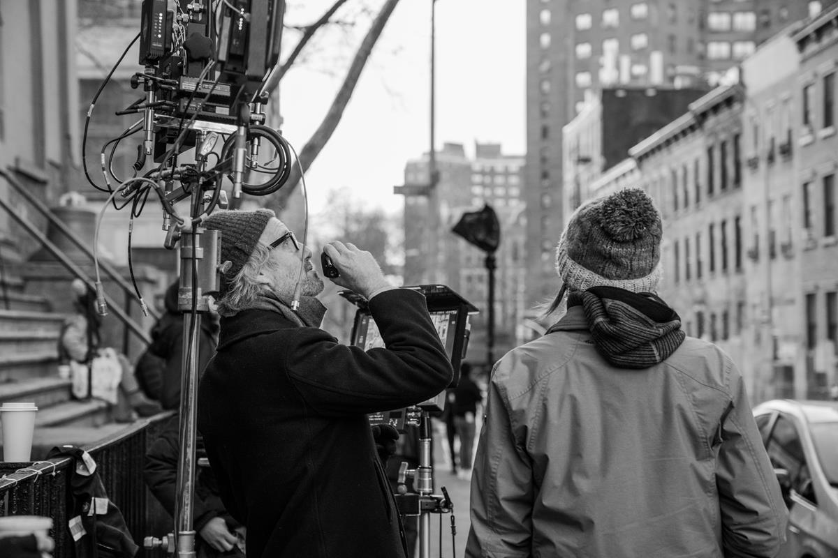 Director Mike Mills on the set of “C’mon C’mon.” Cr: Julieta Cervantes/A24