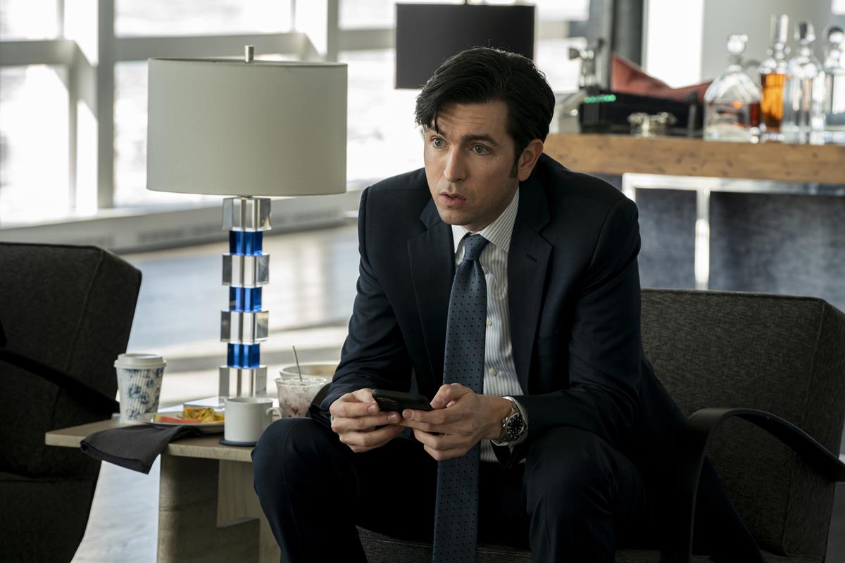 Nicholas Braun as Greg Hirsch in Season 3 Episode 4 of “Succession.” Cr: HBO