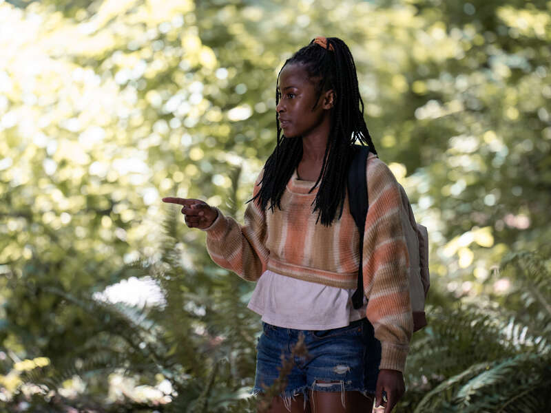 Keeya King as Teem Akilah in season 1 episode 4 of “Yellowjackets.” Cr: Showtime