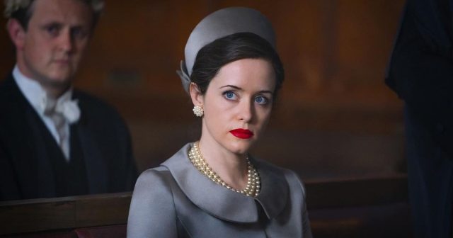 Claire Foy as Margaret Campbell in director Anne Sewitsky’s “A Very British Scandal.” Cr: Alan Peebles/Amazon Studios