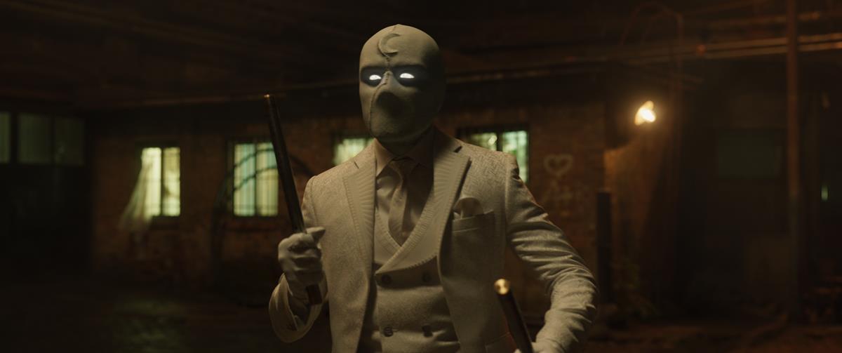 Oscar Isaac as Mr. Knight in “Moon Knight.” Cr: Marvel Studios