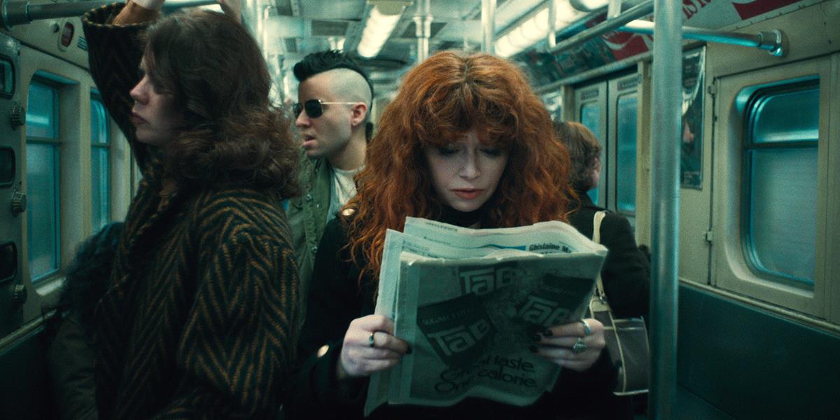 Natasha Lyonne as Nadia Vulvokov in season 2 episode 1 of “Russian Doll.” Cr: Netflix