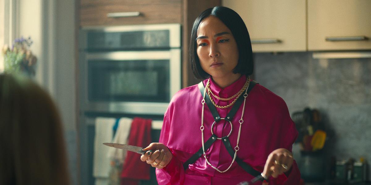 Greta Lee as Maxine in season 2 episode 2 of “Russian Doll.” Cr: Netflix