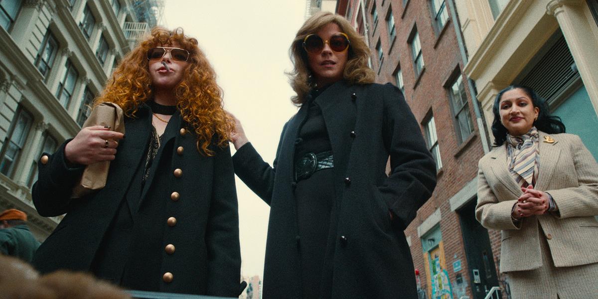 Natasha Lyonne as Nadia Vulvokov and Annie Murphy as Young Ruth Brenner in season 2 episode 2 of “Russian Doll.” Cr: Netflix