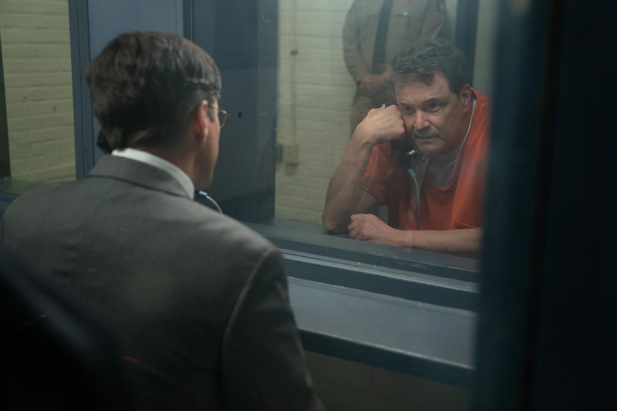 Colin Firth as Michael Peterson in episode 2 of “The Staircase.” Cr: Warner Media