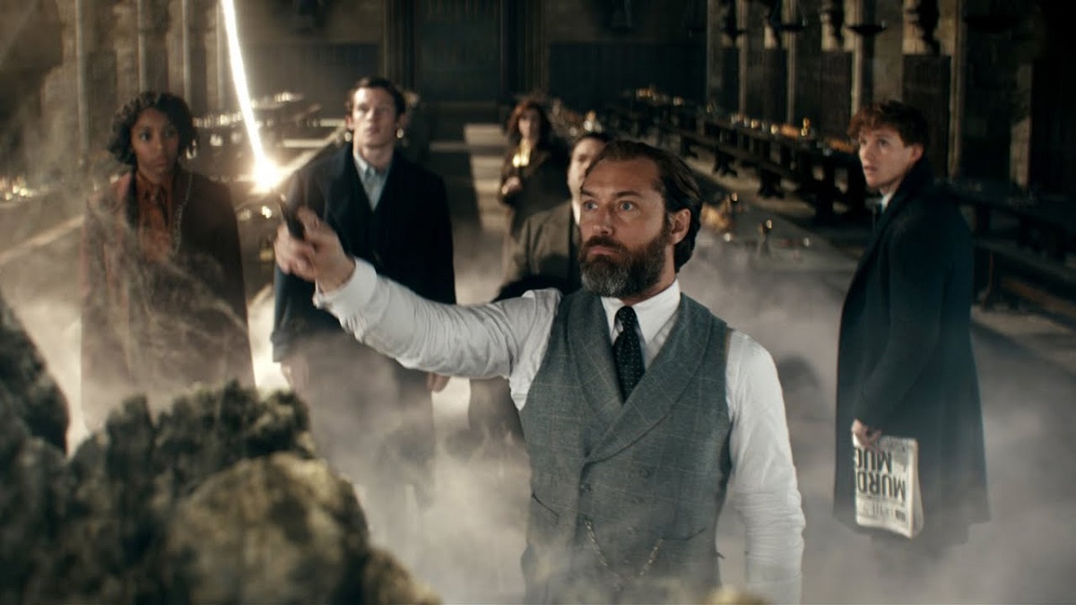 With camera tools that can be exported to previs or into the final visual effect pipeline, Framestore’s in-house virtual scouting system fARsight was employed on “Fantastic Beasts: The Secrets of Dumbledore.” Cr: Warner Bros. Pictures