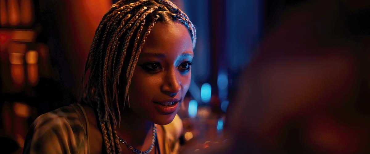 Amandla Stenberg as Sophie in “Bodies Bodies Bodies” Cr: A24