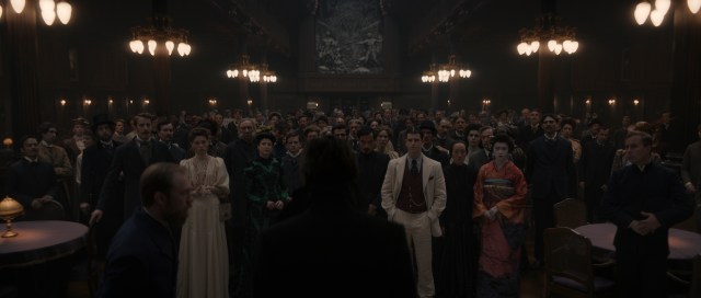 Jonas Bloquet, Mathilde Ollivier, Rosalie Craig, José Pimentão, Miguel Bernardeau, Gabby Wong, and Isabella Wei in “1899,” courtesy of Netflix