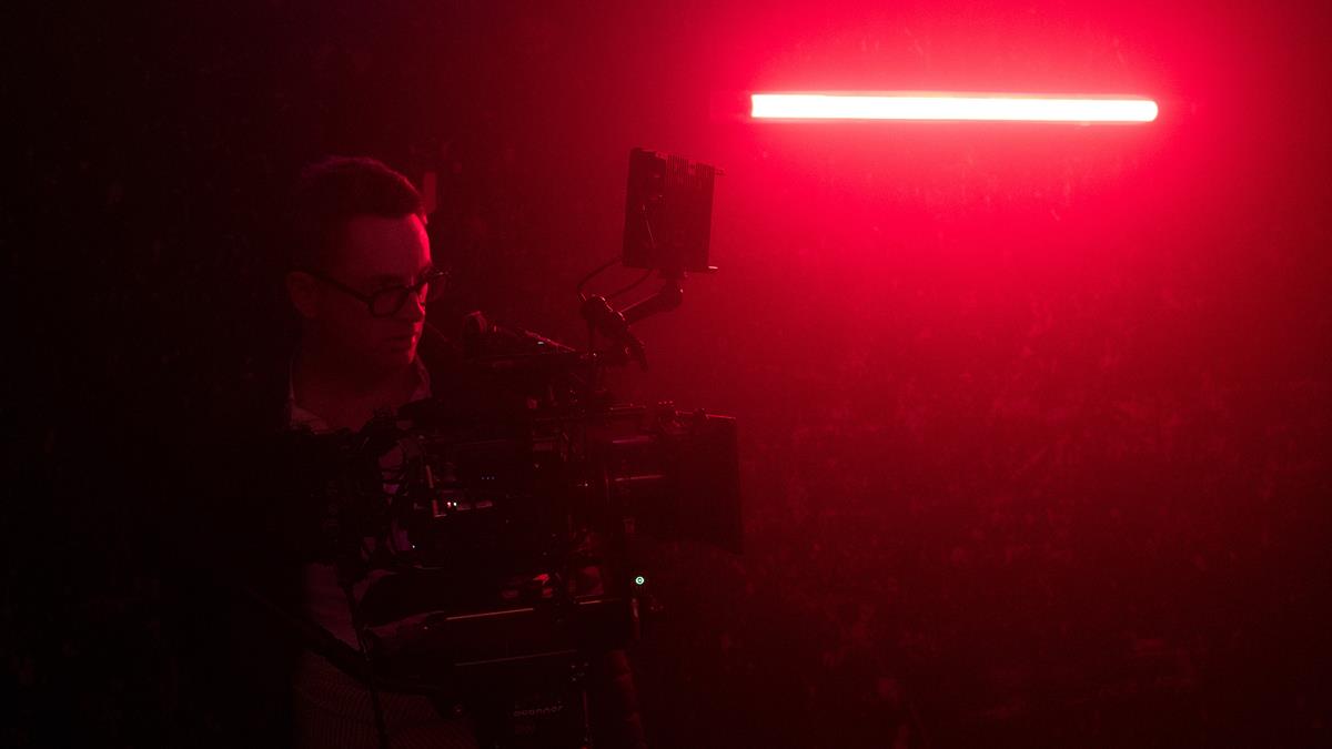 On the set of “Copenhagen Cowboy,” directed by Nicolas Winding Refn. Cr: Christian Geisnaes/Netflix