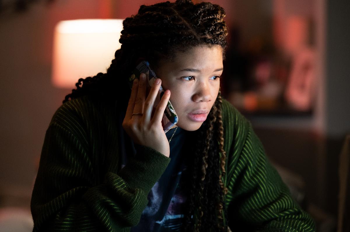 Storm Reid in “Missing.” Cr: Screen Gems/Temma Hankin