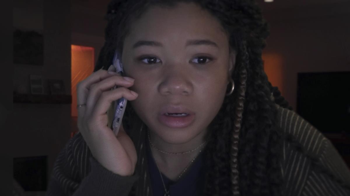 Storm Reid in “Missing.” Cr: Screen Gems/Temma Hankin