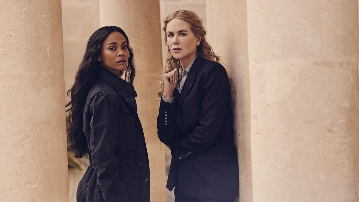 Zoe Saldana as Joe and Nicole Kidman as Kaitlyn Meade in Season 1 of “Special Ops: Lioness.” Cr: Lynsey Addario/Paramount+