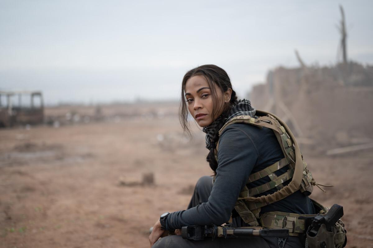 Zoe Saldana as Joe in Season 1 of “Special Ops: Lioness.” Cr: Lynsey Addario/Paramount+