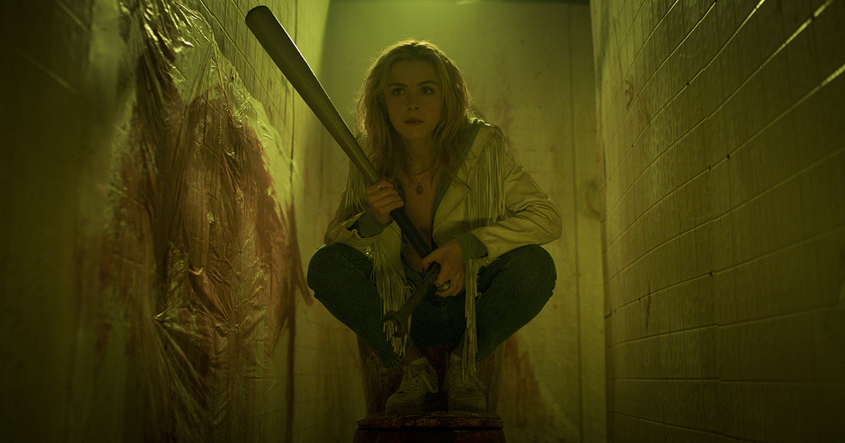 Kiernan Shipka in “Totally Killer,” courtesy of Amazon Studios