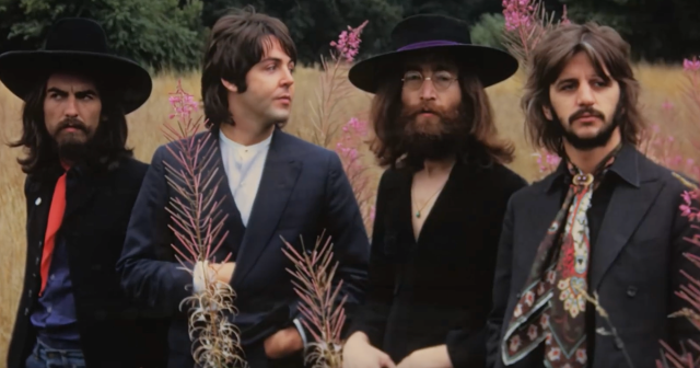 From Peter Jackson’s “Now and Then” video for The Beatles