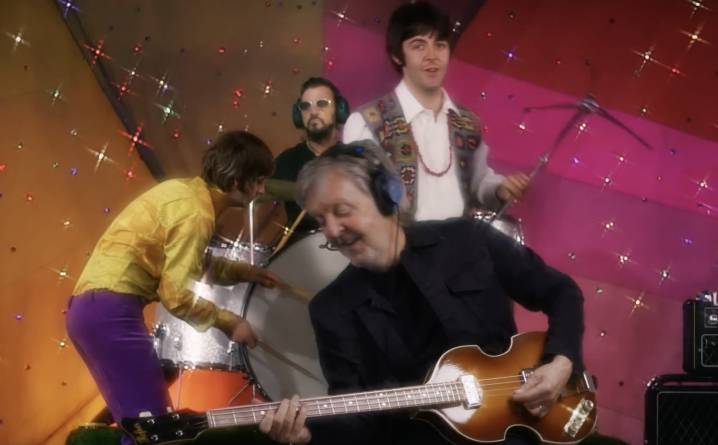 From Peter Jackson’s “Now and Then” video for The Beatles