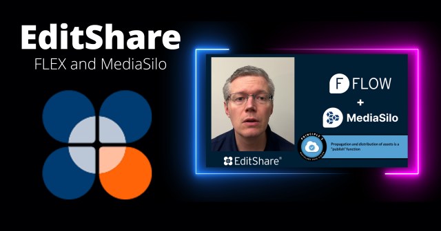 Graphic for EditShare FLOW for January Demo Days