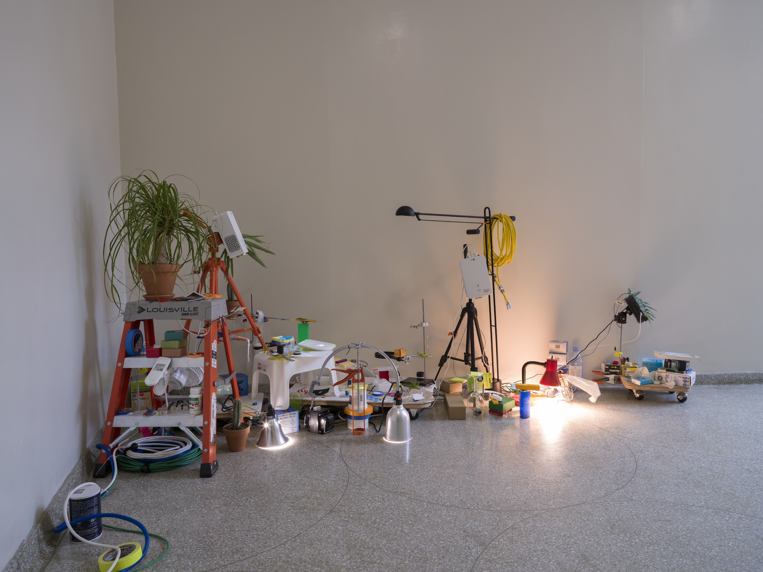 Installation view, “Sarah Sze: Timelapse,” Solomon R. Guggenheim Museum, New York,  Photo: David Heald © Solomon R. Guggenheim Foundation, New York