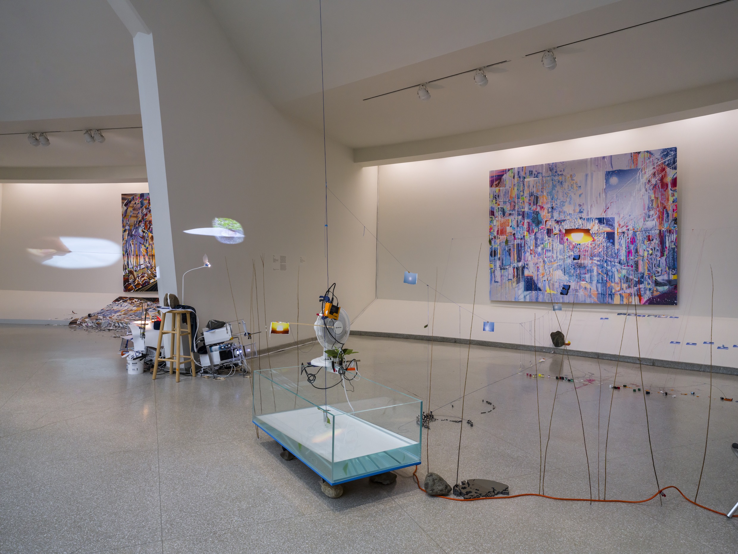 Installation view, “Sarah Sze: Timelapse,” Solomon R. Guggenheim Museum, New York,  Photo: David Heald © Solomon R. Guggenheim Foundation, New York