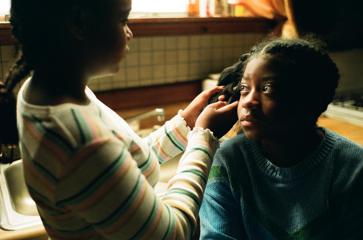 Jayah Henry and Kaylee Nicole Johnson in “All Dirt Roads Taste of Salt,” directed by Raven Jackson. Cr: Jaclyn Martinez/A24